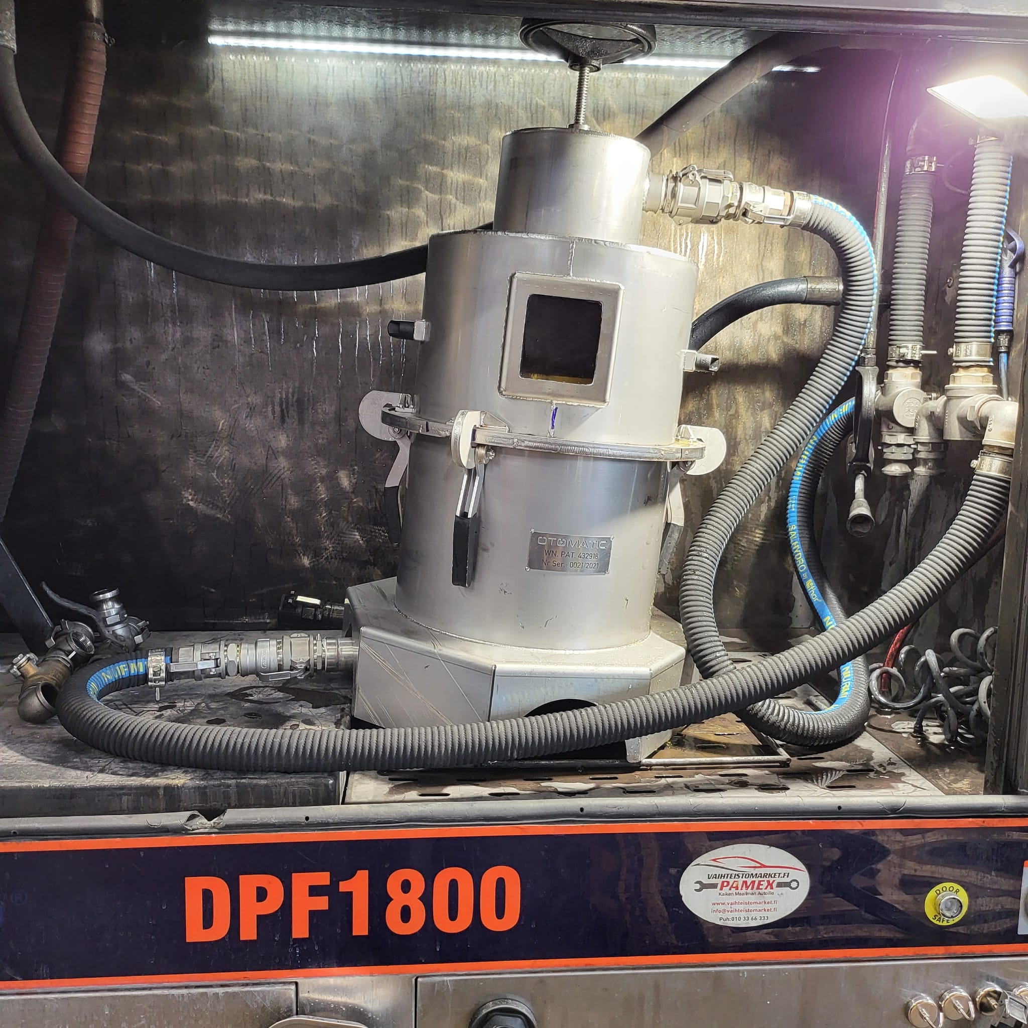 DPF1800-pesulaitteisto